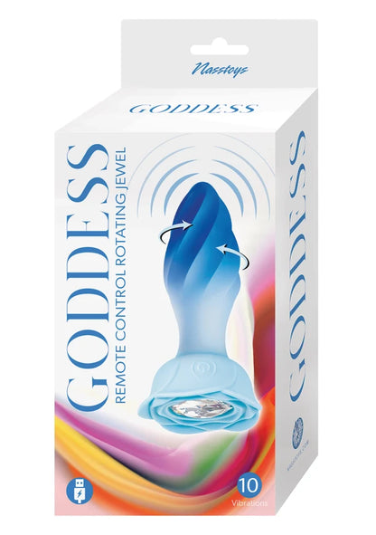 Goddess Remote Control Rotating Jewel Plug