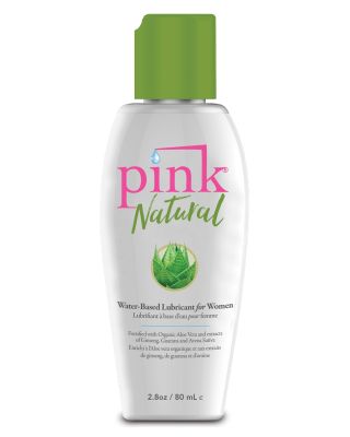 Pink Natural Water Based Lubricant for Women - 2.8 oz