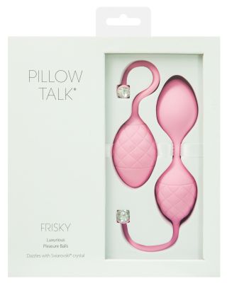 Pillow Talk Frisky Pleasure Balls - Pink