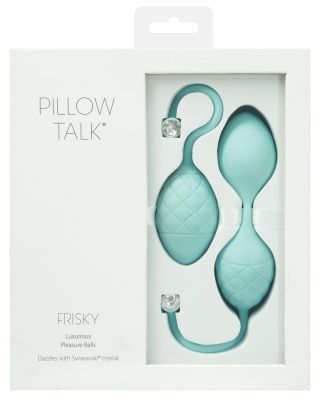 Pillow Talk Frisky Pleasure Balls - Teal