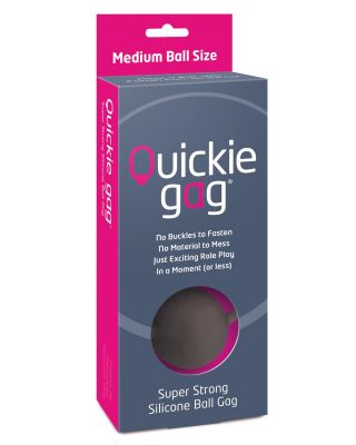 Quickie Ball Gag Medium - Black