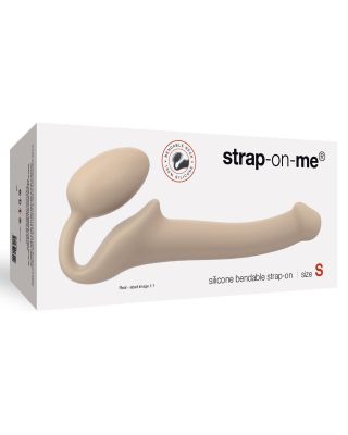 Strap On Me Silicone Bendable Strapless Strap On Small - Flesh