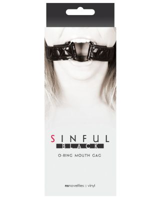 Sinful O Ring Mouth Gag - Black