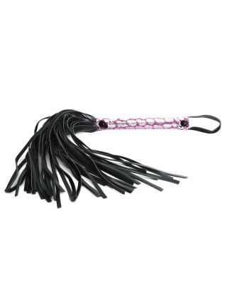 Spartacus Faux Leather Flogger - Pink