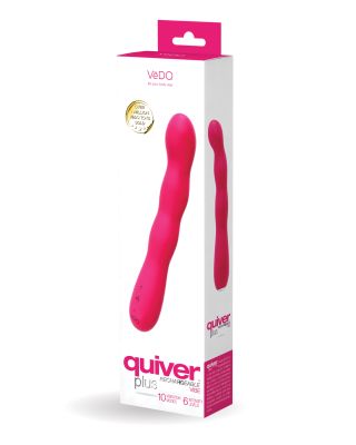 VeDO Quiver Plus Rechargeable Vibe - Foxy Pink