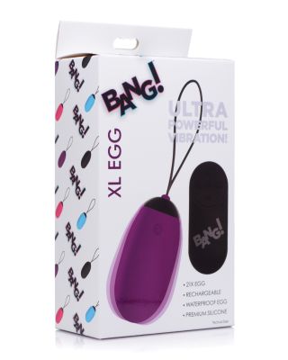 Bang! XL Vibrating Egg - Purple