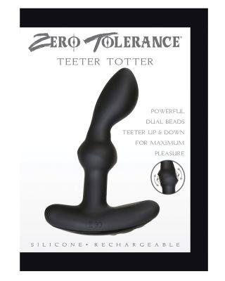 Zero Tolerance Teeter Totter Prostate Massager - Black